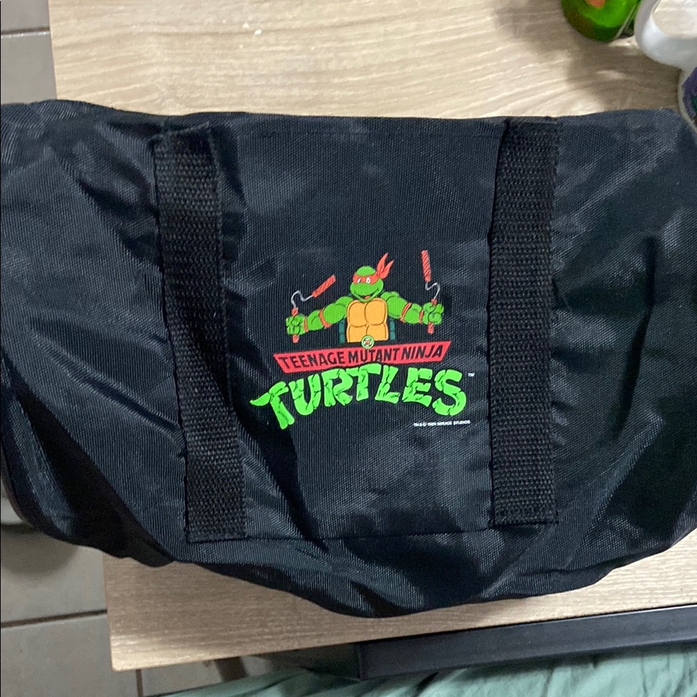 Vintage 1989 Teenage Mutant Ninja Turtles Kid’s Small Duffel Bag